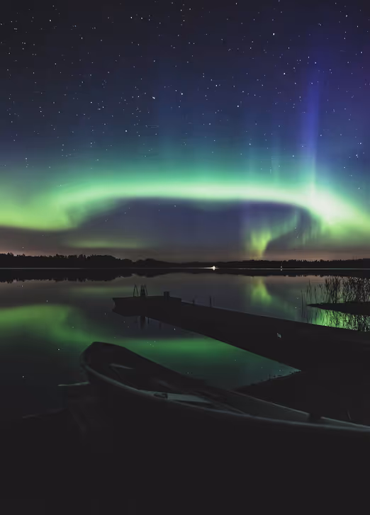 Finnischer Winter: Besuch beim Weihnachtsmann und Beobachtung der Nordlichter